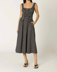Nia - Salt Midi Dress
