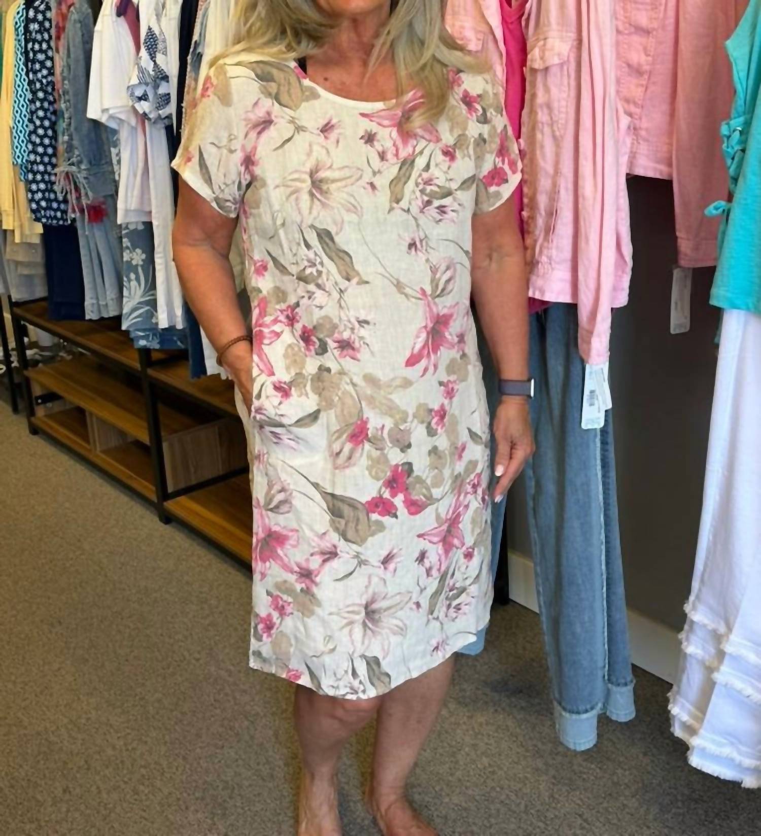 Faithfull The Brand - Short Sleeve Linen Dress