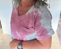 Sew In Love - Tie Dye Tee With Pocket Shirt