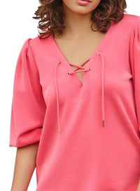 Esqualo - Delia V-neck Dress