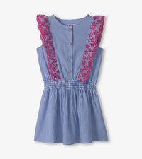 Hatley - Girls' Pinstripe Ruffle Dress