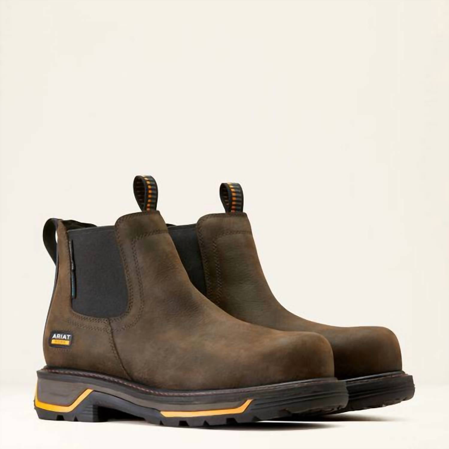 Ariat - Men Big Rig Chelsea Comp-toe Work Boot - Extra Wide
