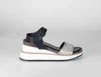 DIBA True Women's Sky High Sandals in pewter black - women's sandal