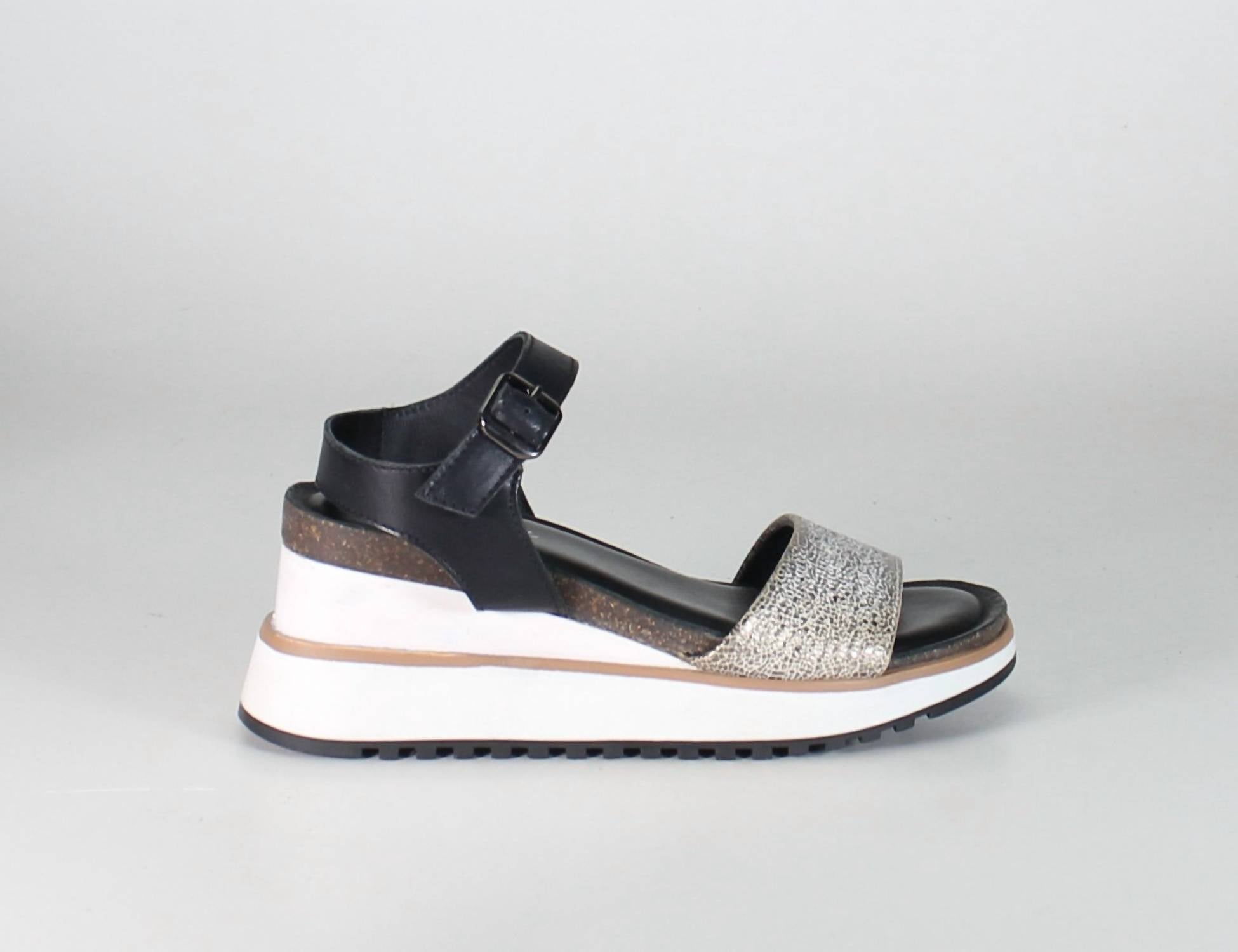 DIBA True Women's Sky High Sandals in pewter black - women's sandal