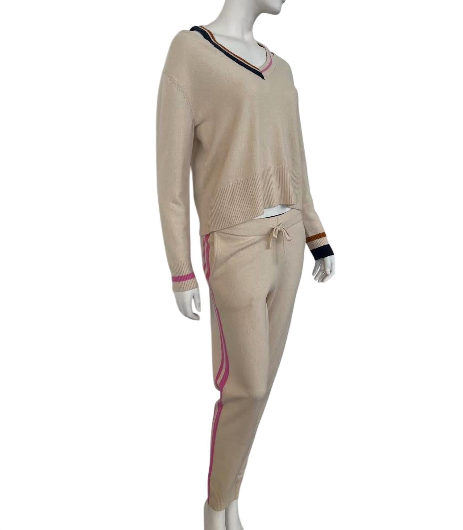 Monrow - Women's Knit And Sweatpant Set