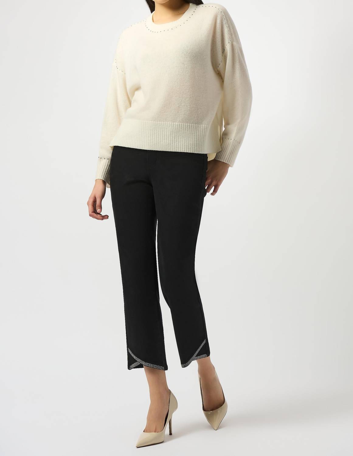 Joseph Ribkoff - Sequin Bottom Jean