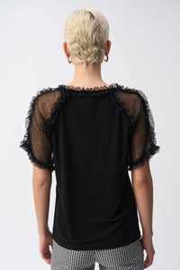Joseph Ribkoff - Silky Knit and Mesh Top