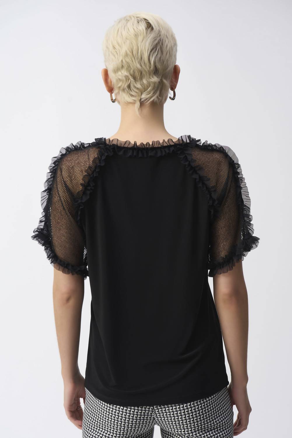 Joseph Ribkoff - Silky Knit and Mesh Top