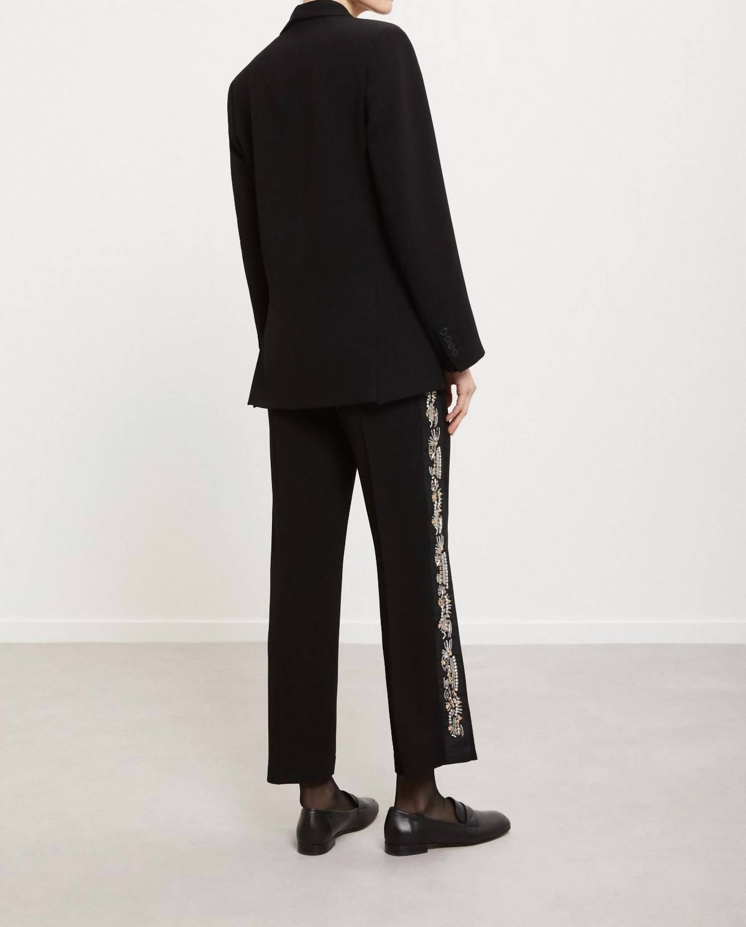 Ottod'Ame - Embroidered Palazzo Trousers