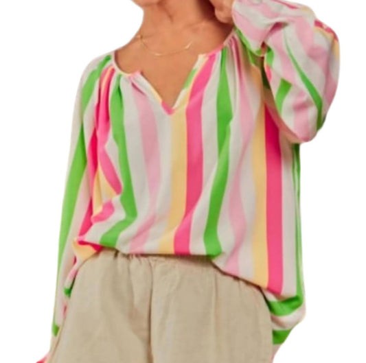 Andree By Unit - Stripe Tunic Blouse