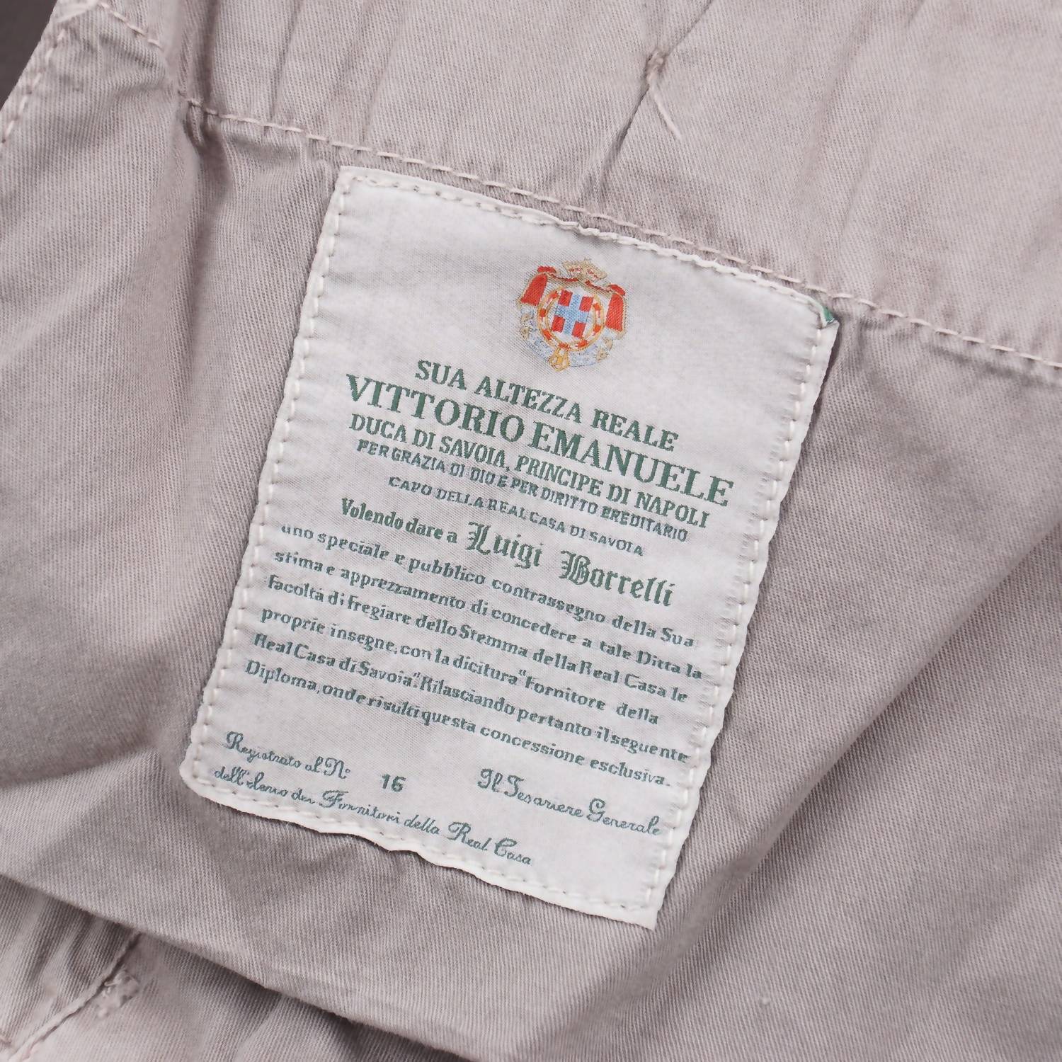 Luigi Borrelli Napoli - Men's Slim-fit Cotton Pants