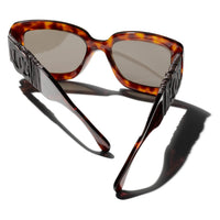 Chanel - Acetate Calfskin Square Polarized Sunglasses 5473qa - 11648