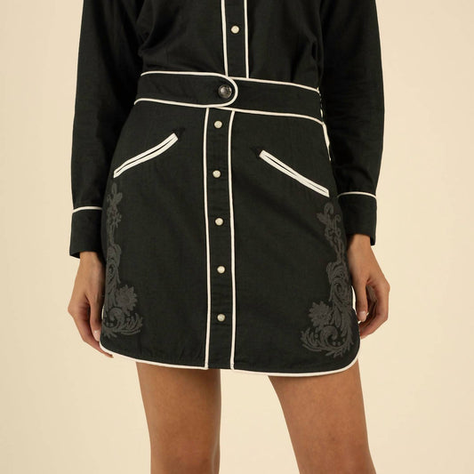 Sendero Provisions Co. - Calamity Pearl Snap Skirt