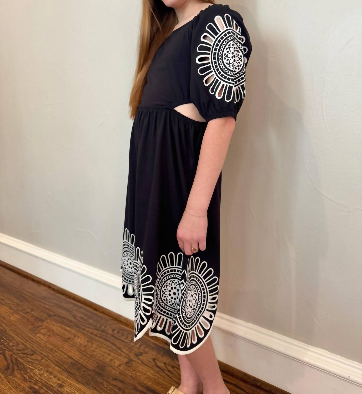 Milon - Girl's Laser Cut Dress