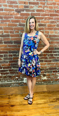 Shana Apparel - Sleeveless Tulip Cotton Mini Dress