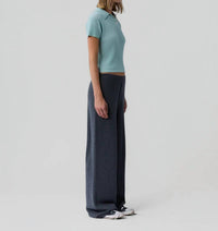 Guest In Residence Shrunken Polo in residence shrunken polo in seaglass - women's blouse - alternate view