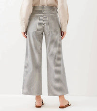 Karen Kane - Stripe Cropped Jeans