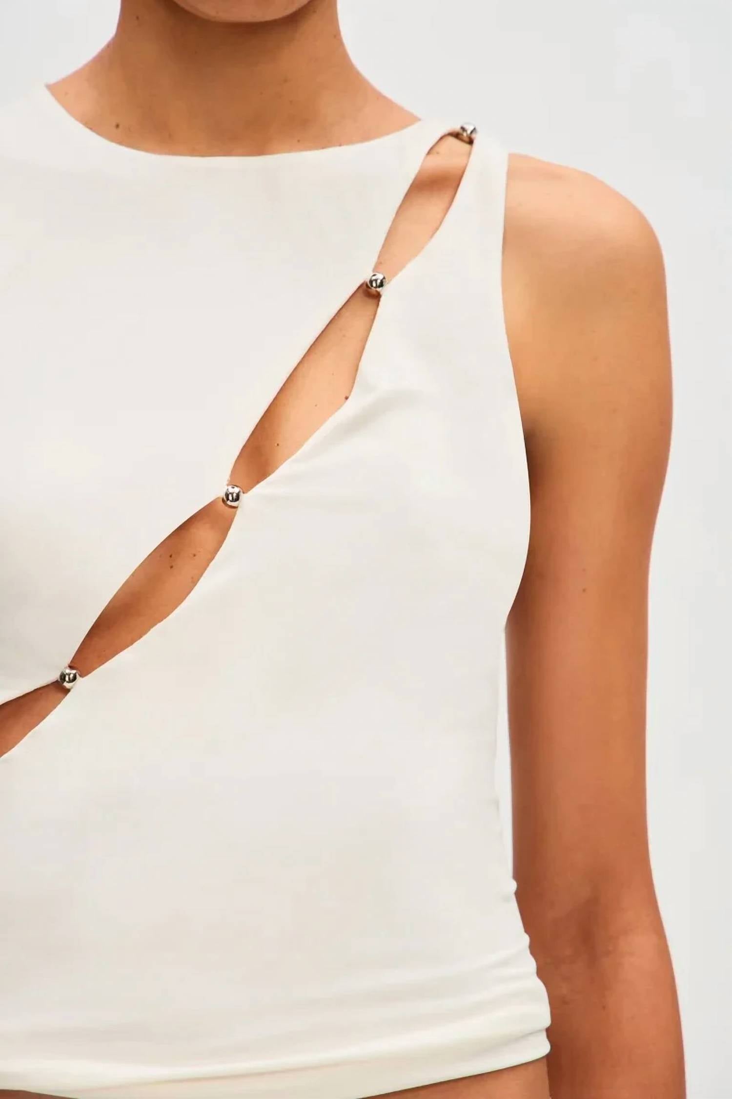 Misha - Josie Sleeveless Cutout Top