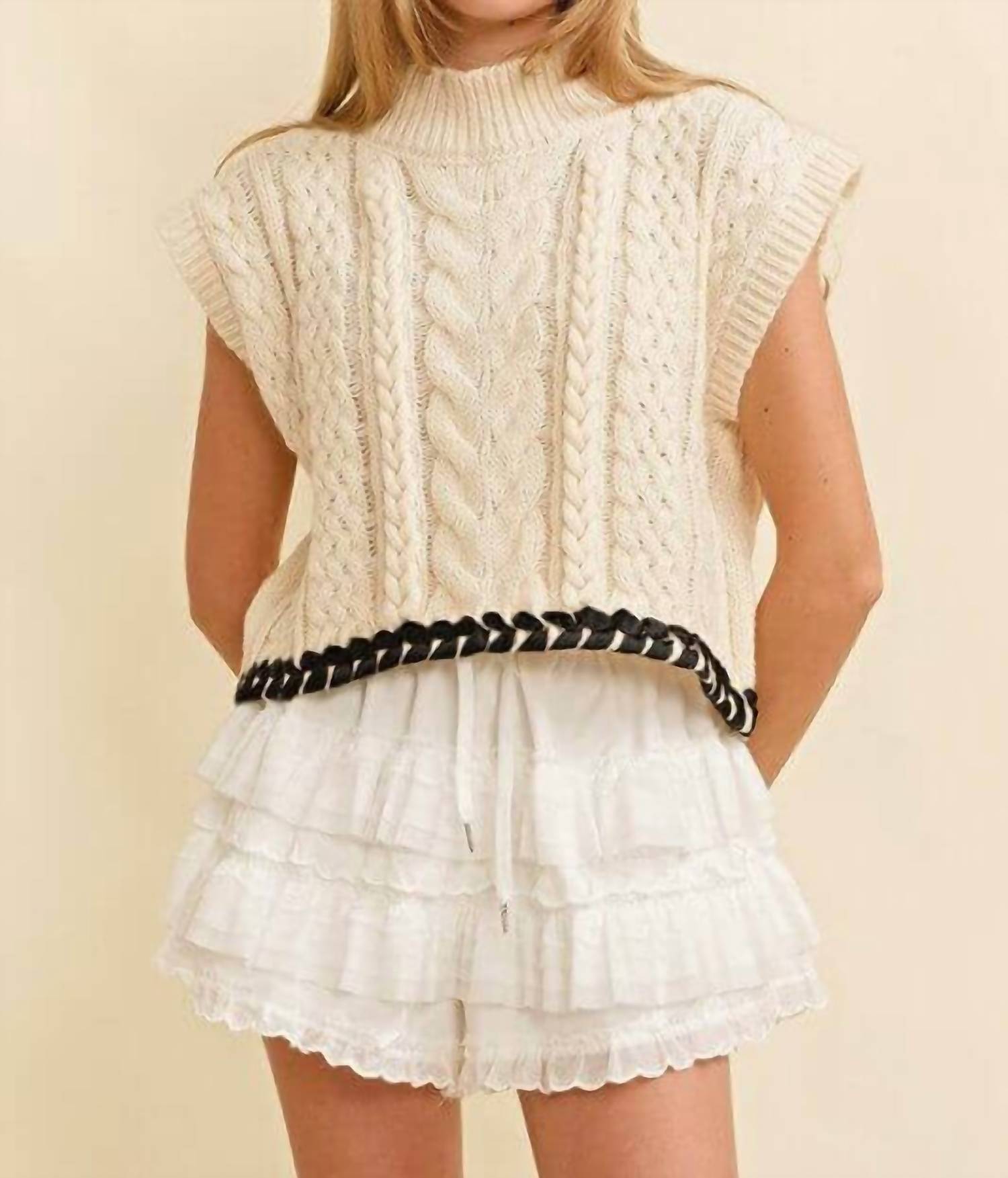 Cloud Ten - Sadie Cable Sweater