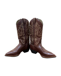 Justin Women's Casual Pointed Toe Boots in brown - women's shoe