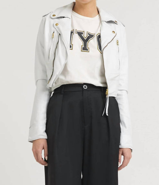 Jakett - Erin Burnished Leather Jacket