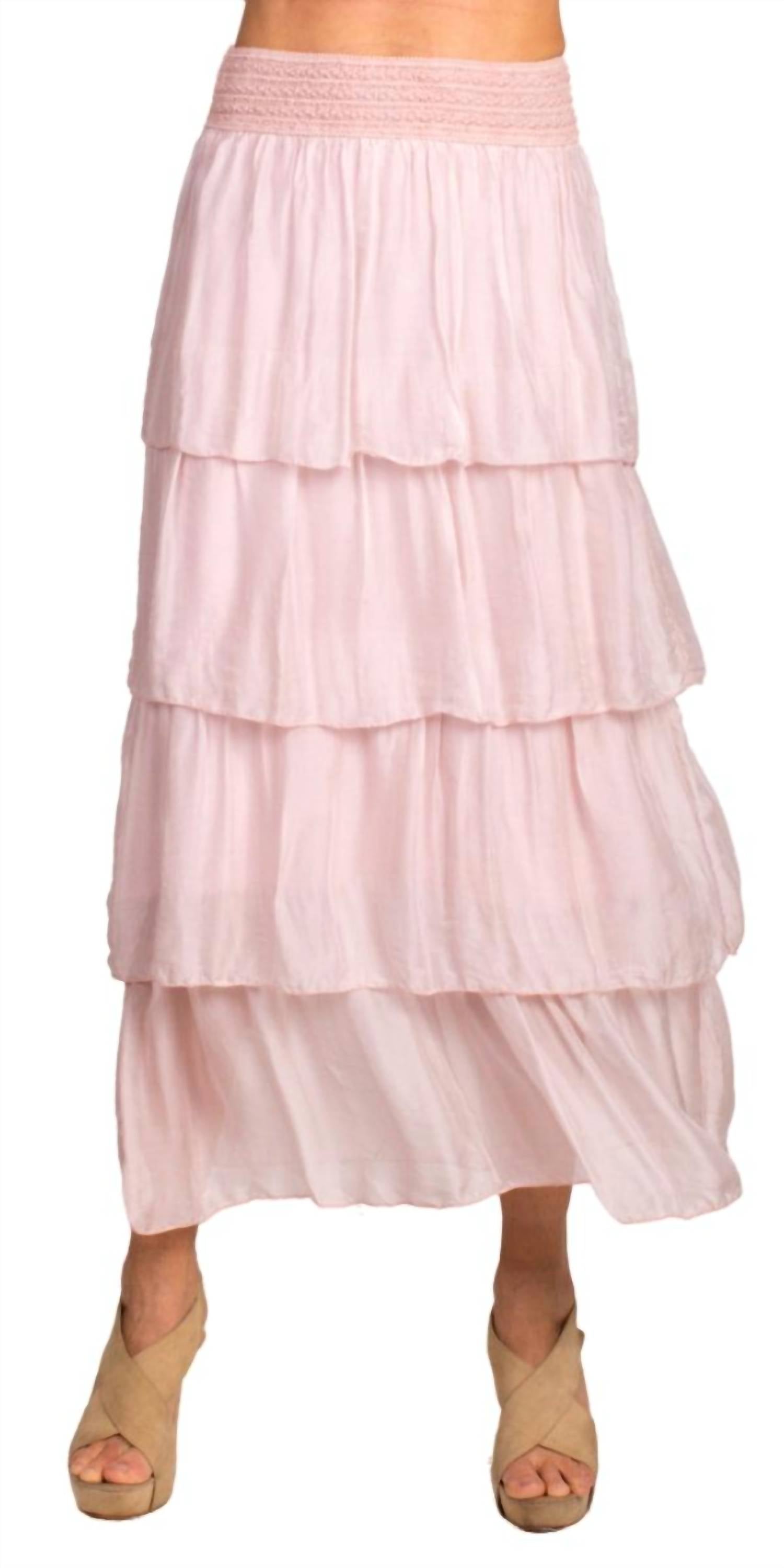 Gigi Moda - Carrie Ruffled Maxi Skirt