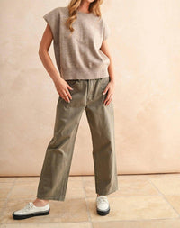 Miou Muse - Victoria Short Sleeve Soft Knit Top