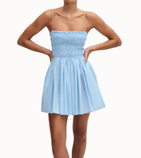 Matteau - Shirred Bodice Mini Dress
