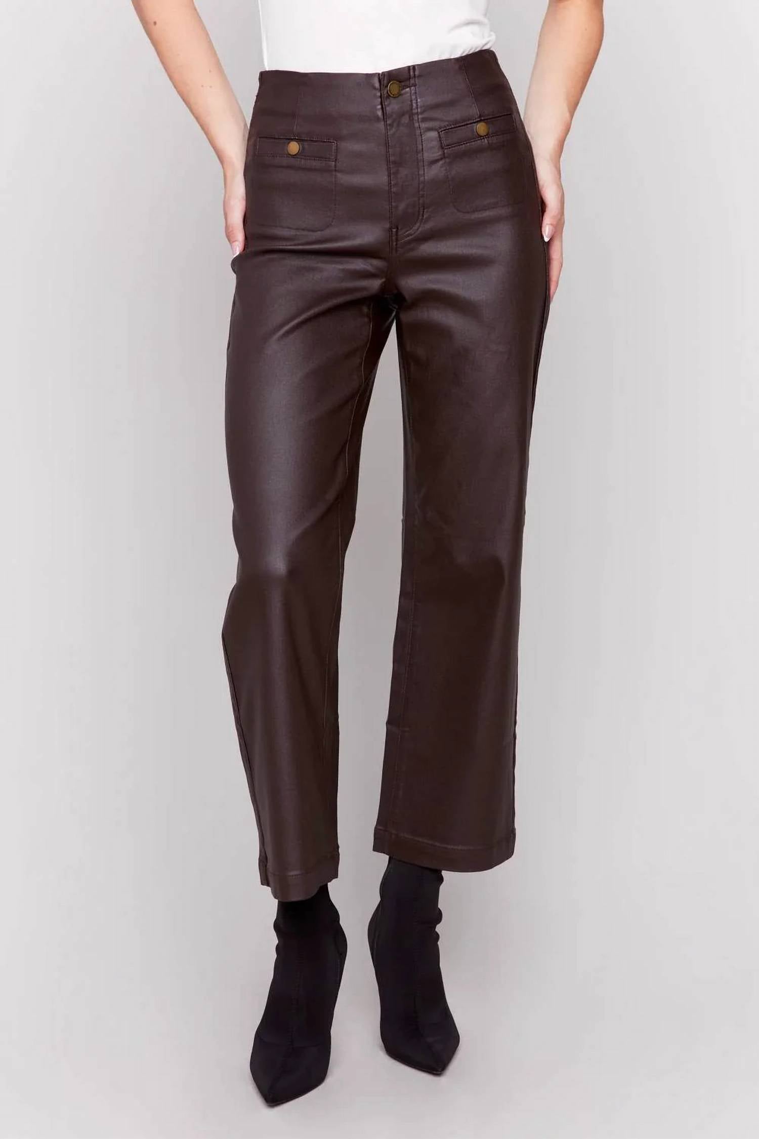 Charlie B - Wax Flare Leg Pants