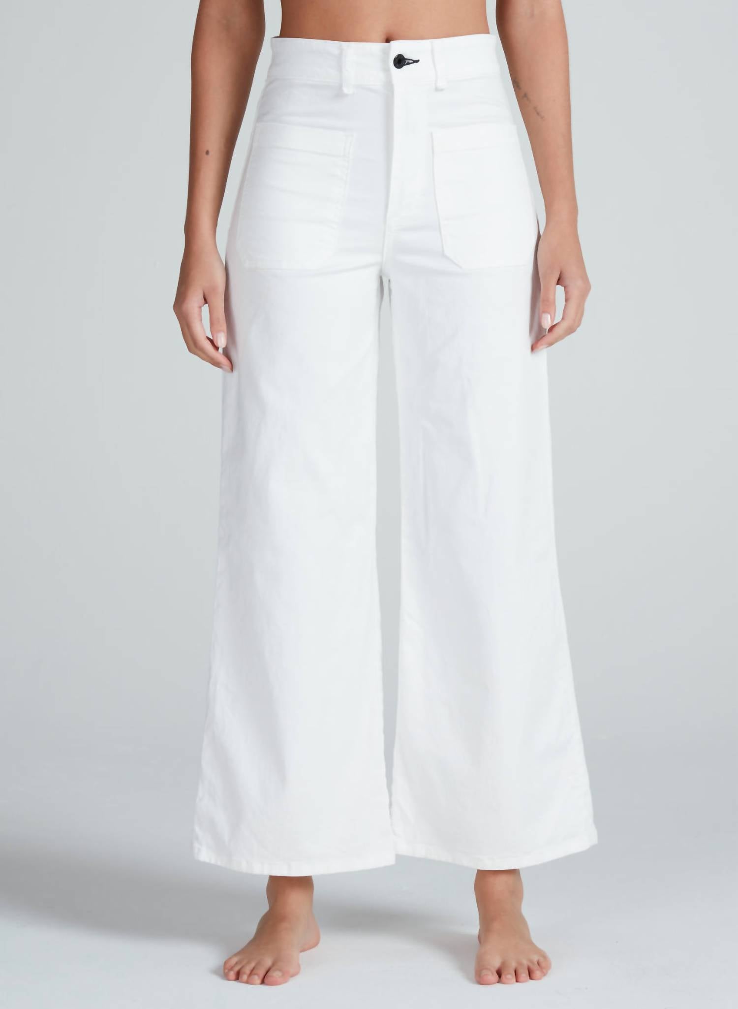 Askk Ny - Cropped Sailor Twill Pants