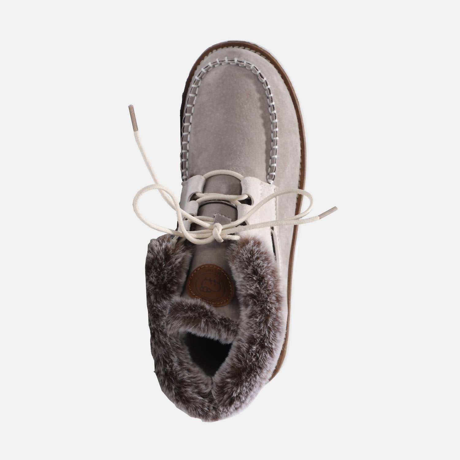 Lamo Women's Autumn Lace Up Boot in white dove - women's shoe - view 7