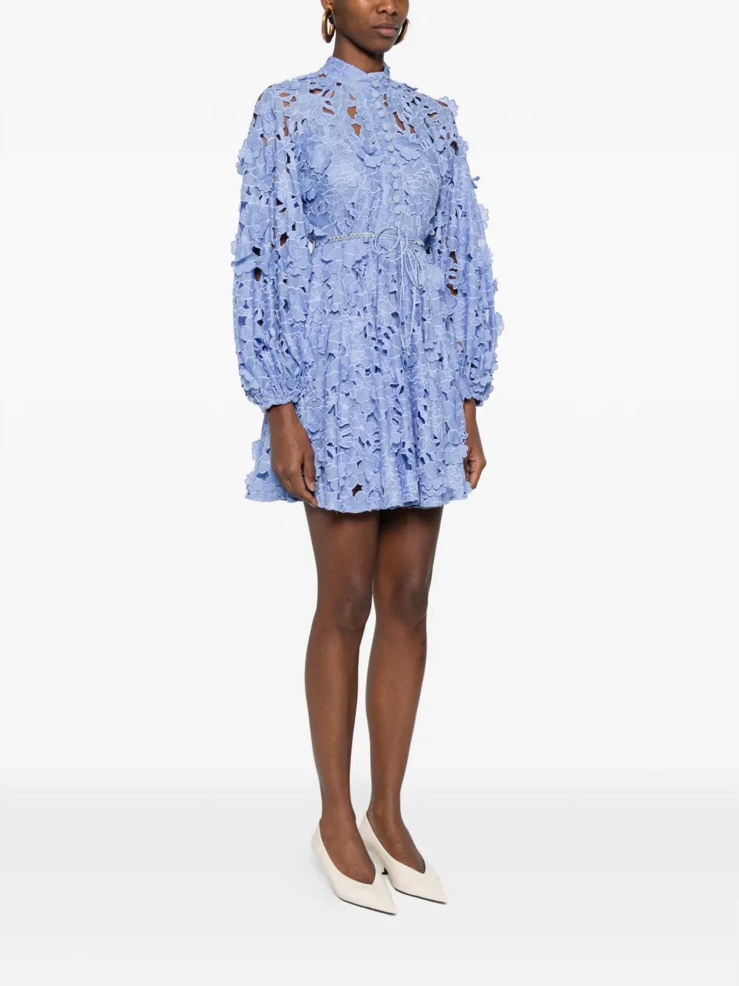 Zimmermann - Patience Long Sleeve Mini Dress