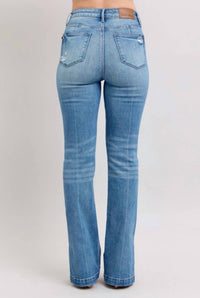 Judy Blue - Tummy Control Side Slit Slim Bootcut Jean