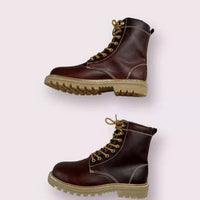 Rega - Men's Lace Up Leather Composite Toe Work Boots