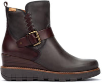PIKOLINOS Women's Sanlucar Wedge Boots in lead - women's shoe - detail view