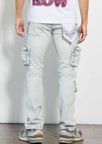 First Row - Cargo Denim Jeans