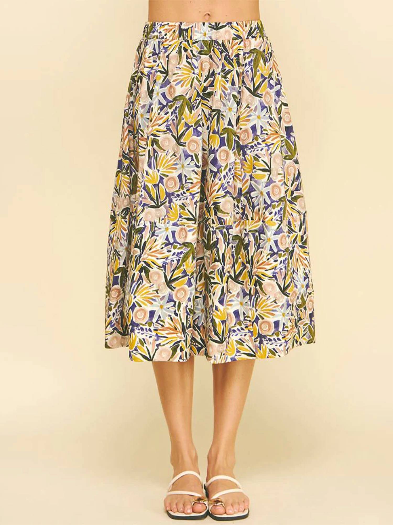 Pinch - Floral A-line Skirt