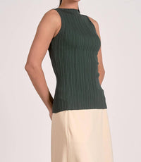 Elan - Sleeveless Boatneck Top