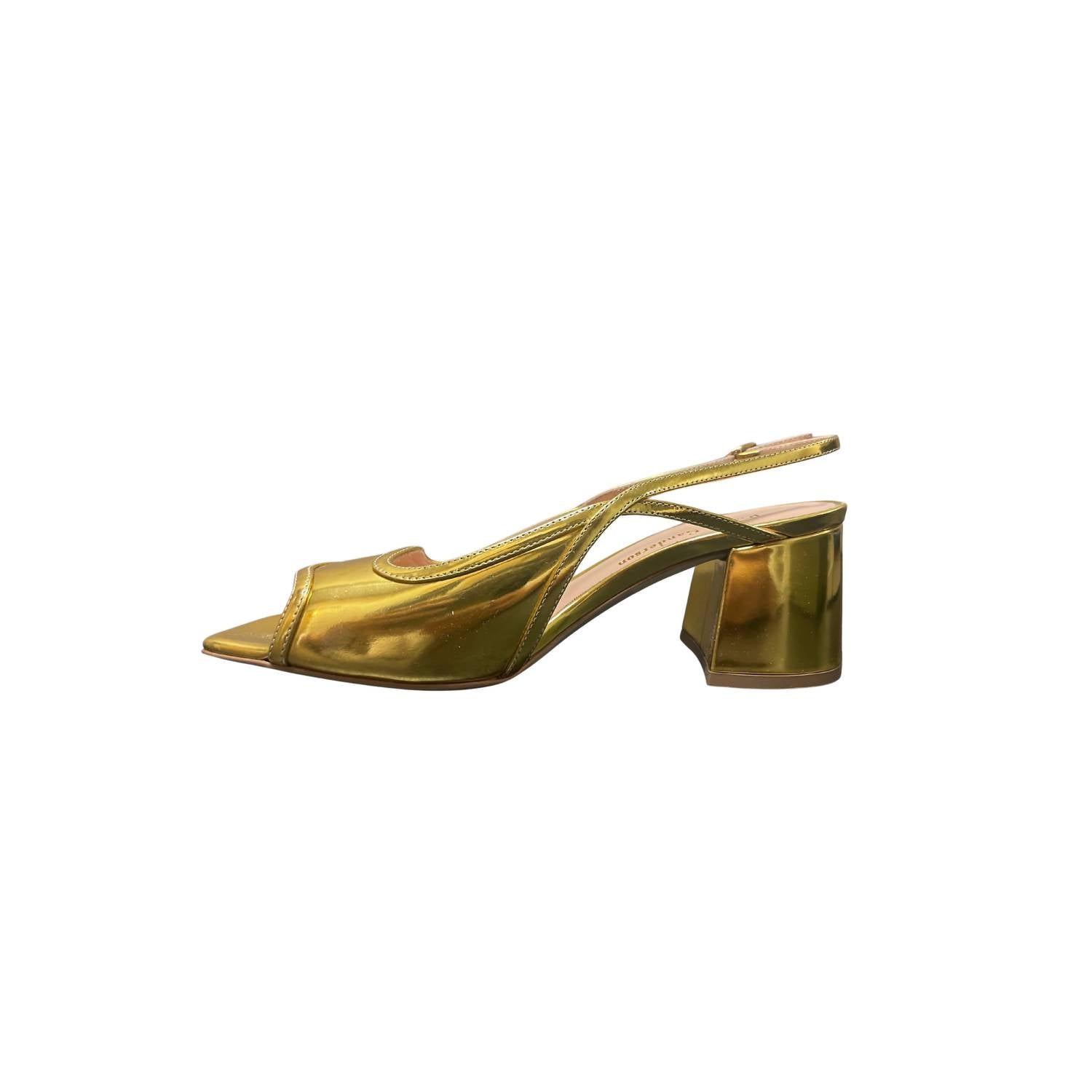 Rupert Sanderson - Women's Calvacade 60mm Block Heel Peep Toe