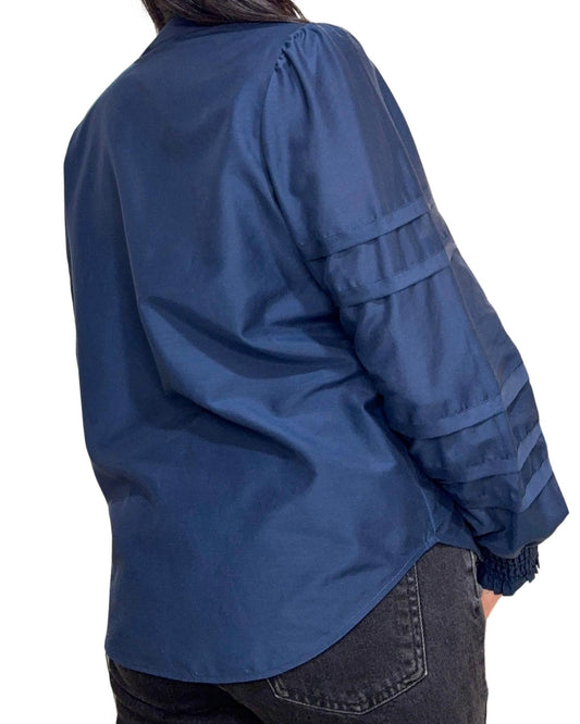 Go By Go Silk - Go Somethings Up Your Sleeve Blouse