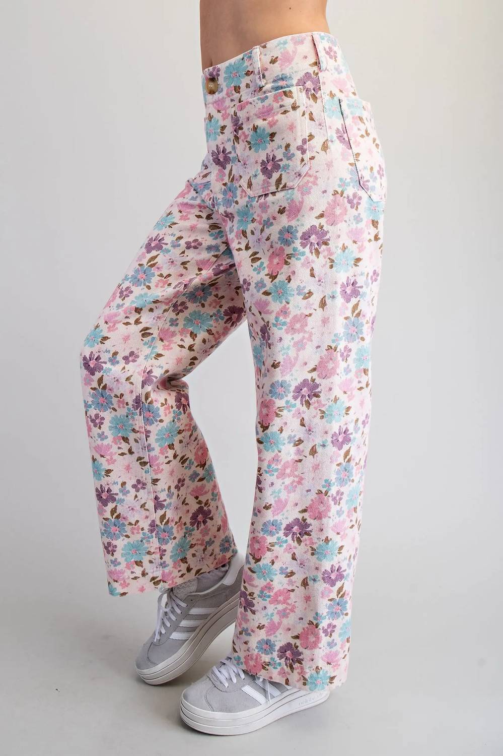 Ee:Some - Pretty Floral Pants