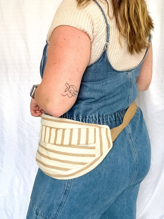 Lu & Elle - Women's Nahla Stripe Sling Bag