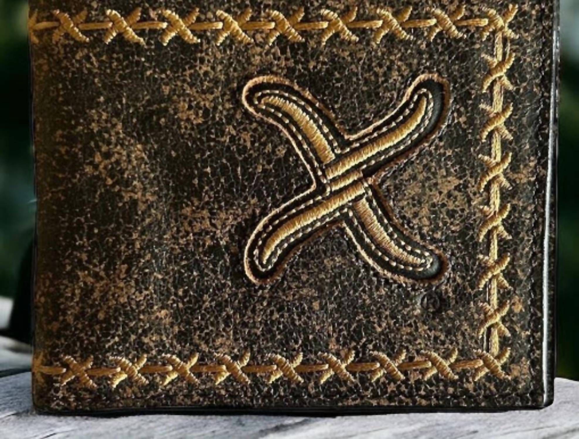 Twisted X - Distressed Leather Wallet