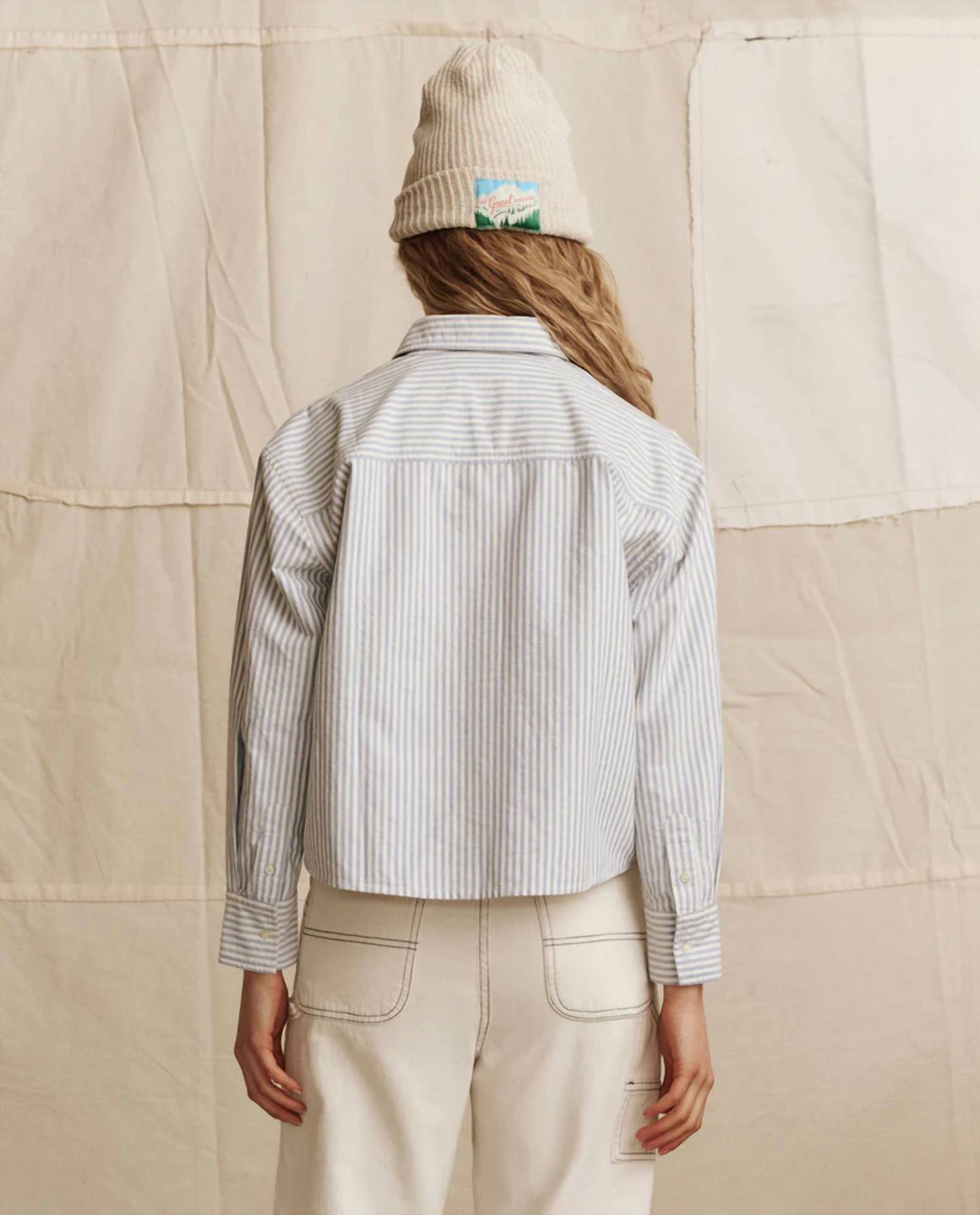 The Great. - The Cropped Oxford Shirt
