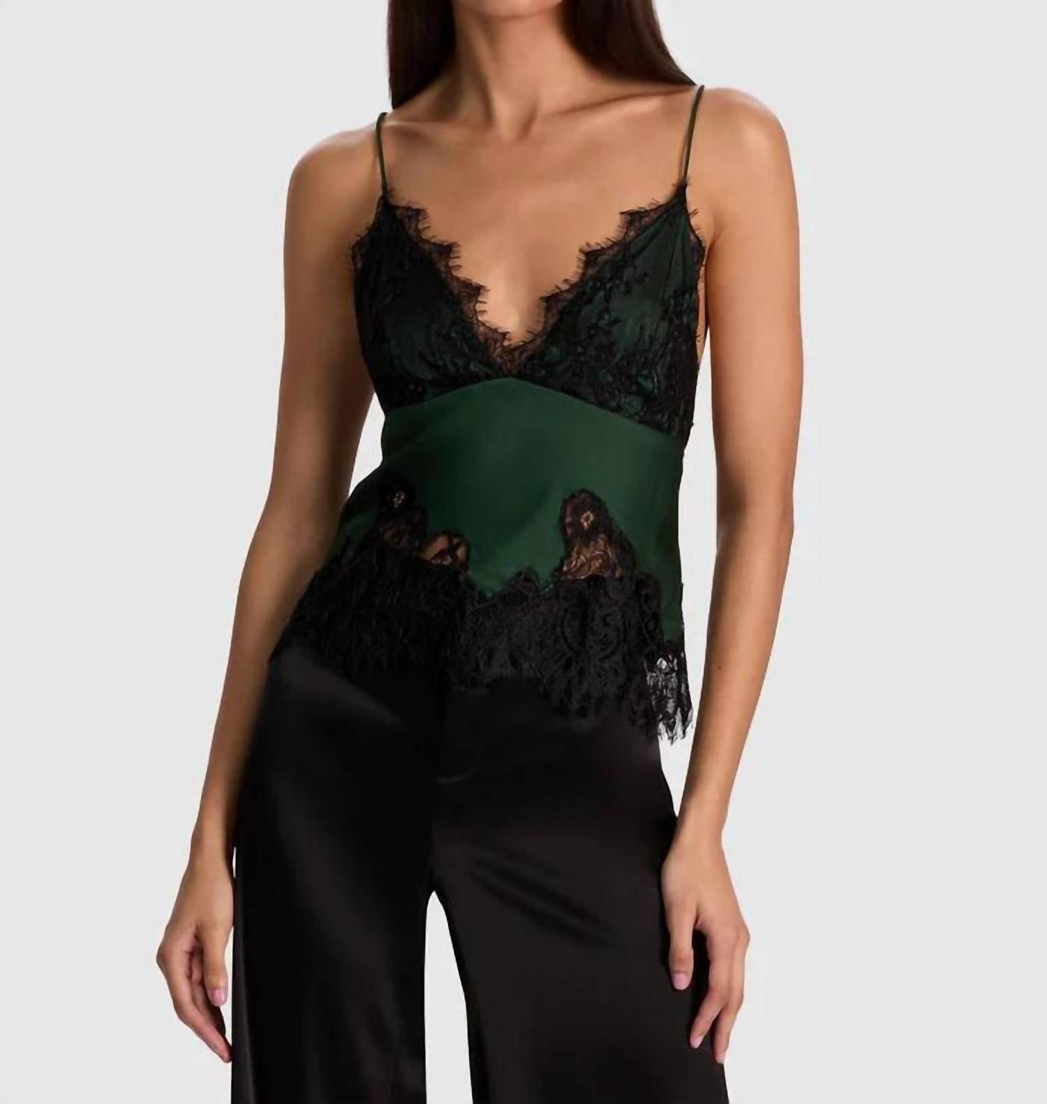 Alice + Olivia - Women's Claudia Lace Slip Top