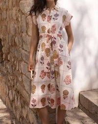 Oliphant - Belted Midi Shirtdress
