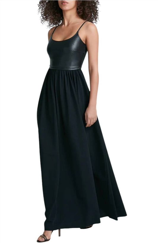 Commando - Faux Leather Microfiber Duo Maxi Dress