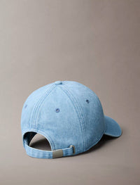 Calvin Klein - Unisex Denim Compact Monogram Baseball Cap
