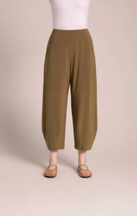 Sympli Narrow Lantern Pant in sepia - women's pants