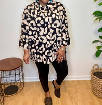 Umgee - Leopard Tiered Top